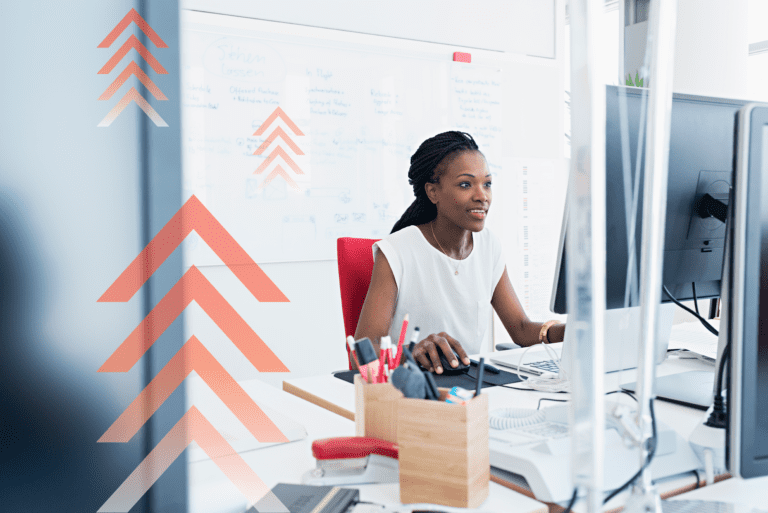Black Woman Using HubSpot Marketing Automation The Importance of Lead Scoring Why Companies Need a CRM to Grow in 2023