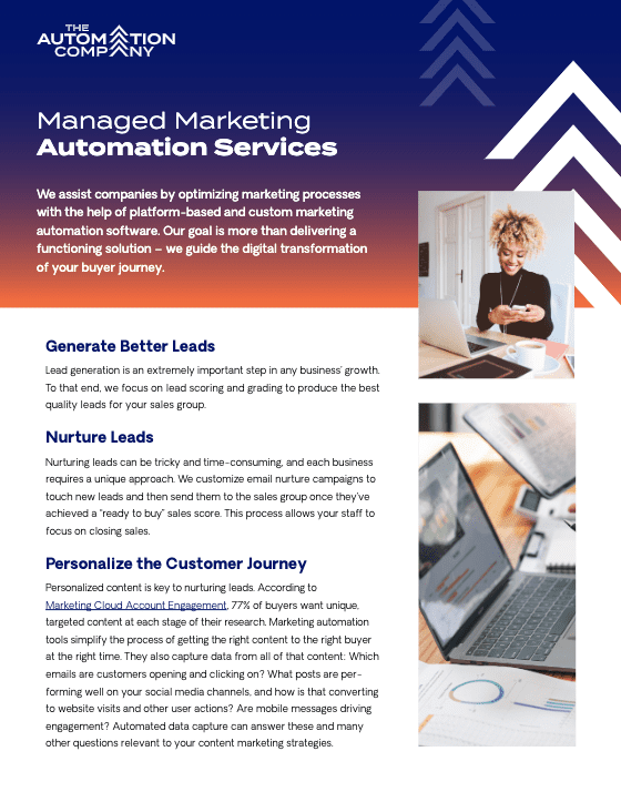 Benefits of Managed Marketing Automation Snippet Thank You For Requesting Managed Marketing Automation Services Thank You For Requesting Managed Marketing Automation Services